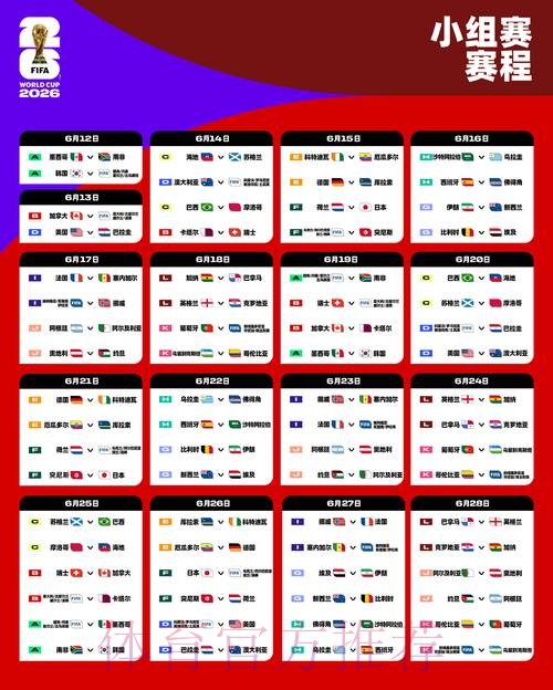 2026世界杯赛程官方发布全程直播直播平台 2026世界杯赛程官方发布全程直播直播平台